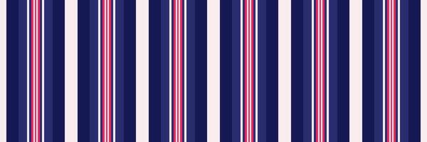 Kingdom lines fabric seamless, apartment textile background stripe. Reel texture vertical pattern in blue and lavender blush colors. vector