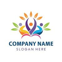 a logo for a company that is designed to look like a book white background vector