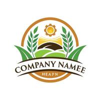 a logo for a company that is called background vector