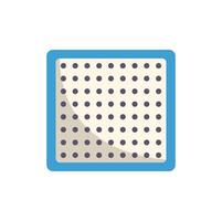A square with polka dots on it vector