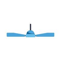 A blue propeller on a white background vector