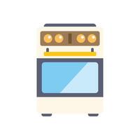 A stove with two burners on it vector