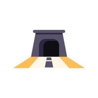Tunnel icon illustration isolated on white background vector