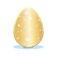 Golden Egg with a Mysterious Glow vector