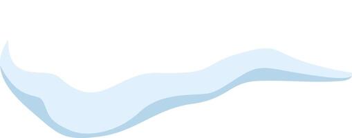 Light blue wave flowing smoothly creating a relaxing, elegant, and stylish atmosphere, suitable for backgrounds, presentations, and websites, conveying a sense of calmness and sophistication vector