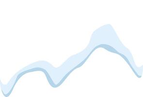 Soft light blue wavy and curved lines flowing on a white background creating an abstract and elegant composition, ideal for websites, presentations or decorative prints vector