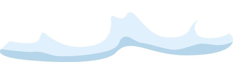 Light blue wave flowing smoothly creating a relaxing and peaceful atmosphere, perfect for backgrounds, presentations, websites, and other design projects vector