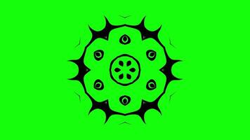 Abstract Circular Pattern with Symmetrical Elements video