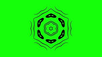 Abstract Layered Geometric Design with Symmetrical Patterns video