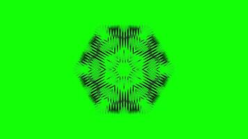 Abstract Geometric Mandala Animation with Dynamic Symmetry video