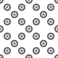 Luxury wheel seamless pattern - Car tire and rim element vector