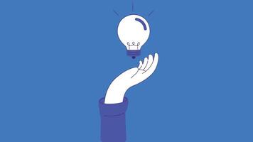 idea generation, a glowing light bulb symbolizing creativity and innovation vector