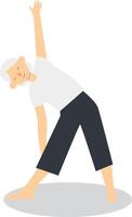 Activities Old People Character vector