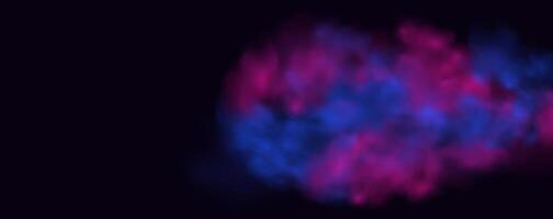 Cigarette smoke twists in a magical dance. vector