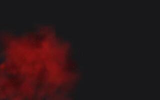 A red and black background with a red smoke vector