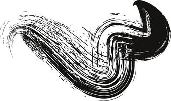 A black and white drawing of a wave vector