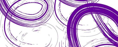 Purple swirls on a white background vector