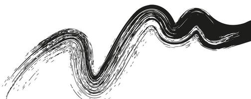 A black and white drawing of a wave vector