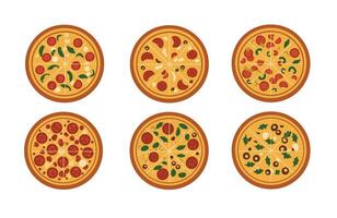 Mixed Pizza Combo Bundle vector