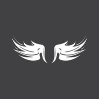 Wings bird icon symbol template vector