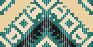 Native Patterns Abstract Geometric Pattern With Stripes Linesfolk Embroidery, Aztec Geometric Ornament Print. Design for Carpet, Wallpaper, Clothing, Wrapping, Fabric vector