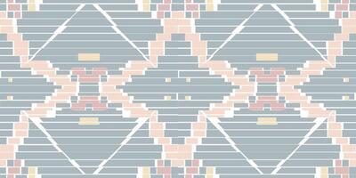 Arabesque Ndebele Traditional Pattern Paintingfolk Embroidery, Aztec Geometric Ornament Print. Design for Carpet, Wallpaper, Clothing, Wrapping, Fabric vector