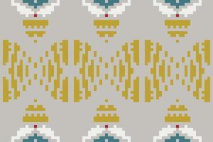 Sari Pattern Ikat Pattern Designfolk Embroidery, Aztec Geometric Ornament Print. Design for Carpet, Wallpaper, Clothing, Wrapping, Fabric vector
