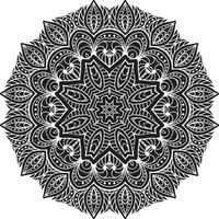 Meditation Spiritual Mandala Design Art Circular Pattern in the Form of a Mandala Decorative Ornament in Ethnic Oriental Style. vector