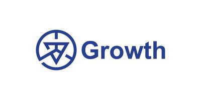 logo design combination of arrows and circles, symbols for investment, financial, icon, idea, creative. vector