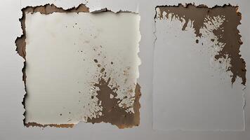 Damaged wall surface with visible cracks and peeled layers, texture for renovation project business photo