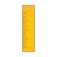 Illustration ruler retro unique design vector