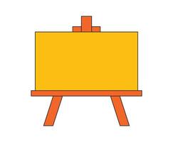 Illustration write board retro design vector