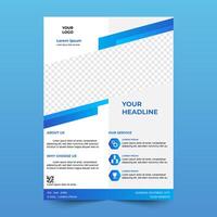 Corporate flyer design, ready to customize. abstract business flyer, template design. A4 size vector