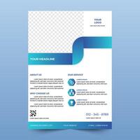Modern flyer design, ready to customize. abstract business flyer, brochure, template design. A4 size. Easy to use and edit. vector