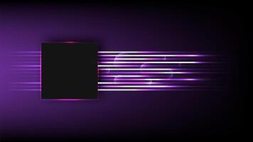 Abstract background with microchip electric futuristic vector
