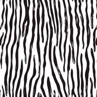 Black and White Zebra Stripe Pattern Illustration vector