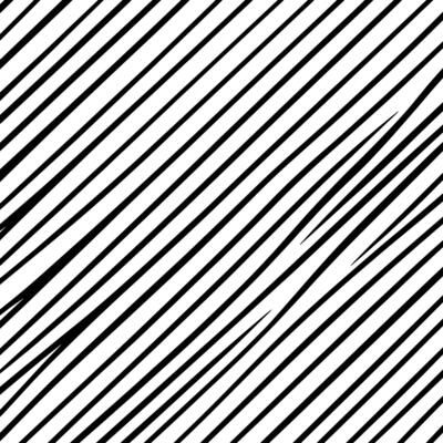 Abstract BlackandWhite Line Art Pattern with Overlapping Diagonal Stripes