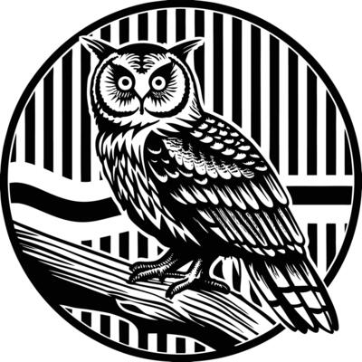 Owl silhouette clipart