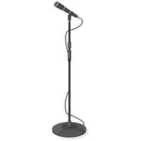 Microphone With Stand Concert Musical Performance Recording - Color Icon Illustration Symbol vector