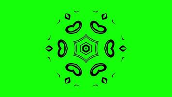 Dynamic Abstract Pattern with Sharp Symmetrical Details video