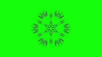 Abstract Geometric Pattern Animation with Symmetrical Design video