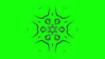Abstract Star Design with Geometric Patterns video