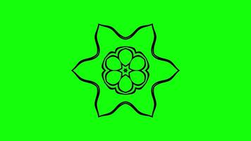 Artistic Abstract Pattern with Heart and Geometric Layers video