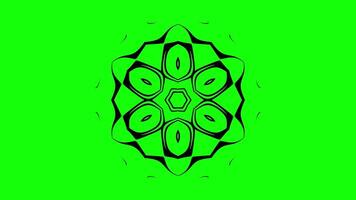 Star animation with sharp geometric edges video