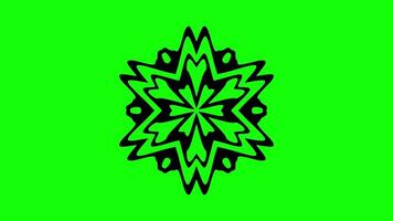 Symmetrical Star Design with Striking Angled Patterns video