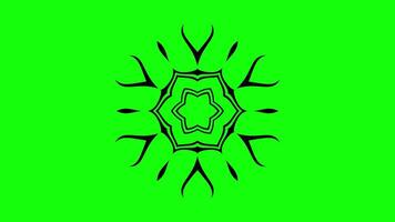 Dynamic geometric pattern with smooth flowing lines video
