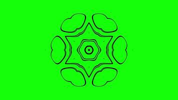 Abstract Hexagonal Design with Interlocking Patterns video