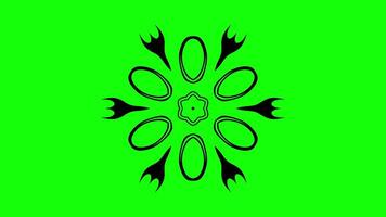 Abstract animation featuring layered geometric shapes in smooth transitions video