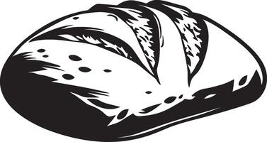 Simple black sourdough icon in format vector