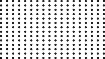 Polka Dot Seamless Pattern on White Background. Polka Dot Background. Background with Monochrome Dotted Texture vector